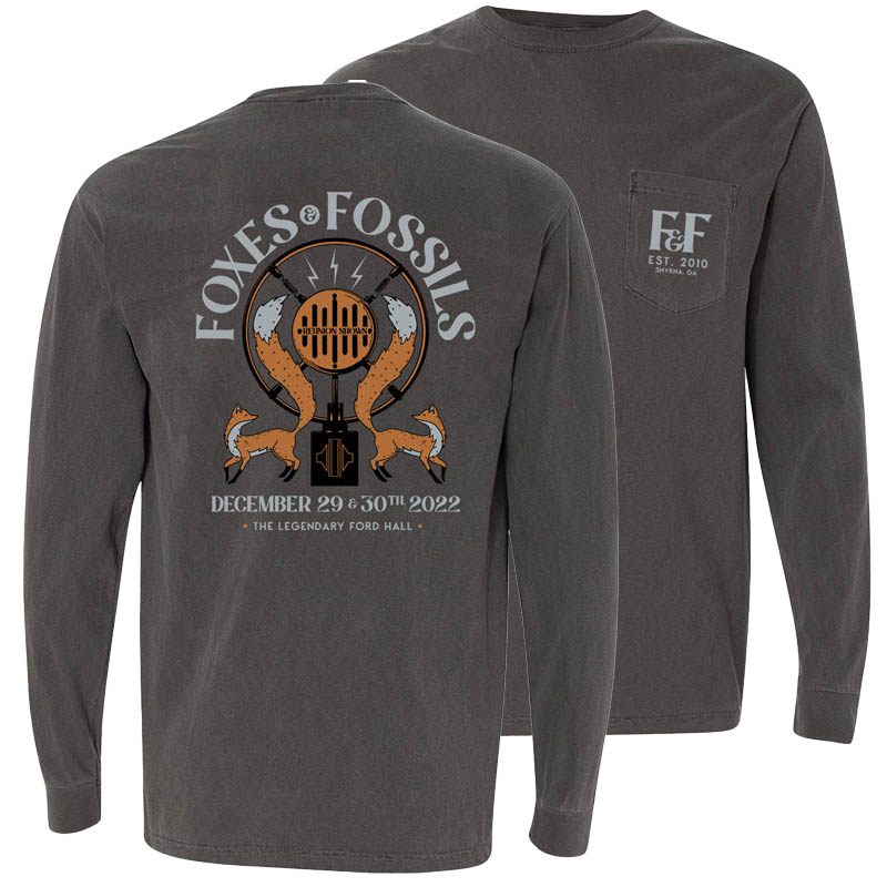 Reunion Mic T-Shirt – Long Sleeve | Foxes and Fossils®